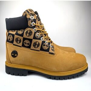 Timberland Heritage 6 inch WP Boot Wheat Patchwork Nubuck Mens Size 10